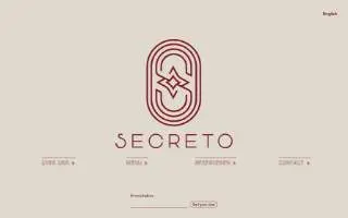 Secret Sauce website