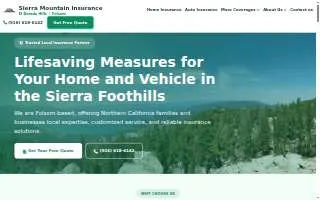Sierra Mountain Insurance Agency: Allstate Insurance website