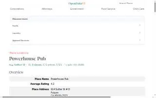 Powerhouse Pub website