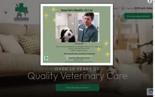 Amador Valley Veterinary Center website