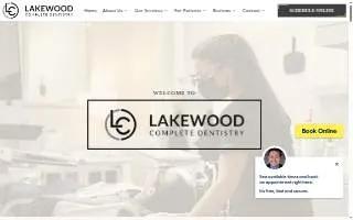 Lakewood Complete Dentistry website