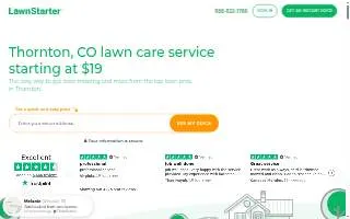 LawnStarter of Thornton website