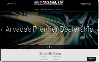 Auto Galleria LLC - Used Car Dealer website