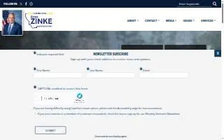 Zinke Hair Studio website