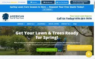 American Turf & Tree Care of Greeley website