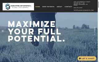 Charleston Orthopaedics & Sports Performance website
