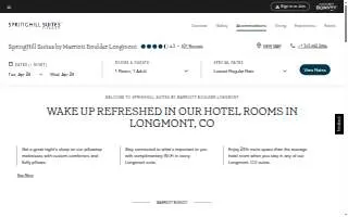 SpringHill Suites by Marriott Boulder Longmont website