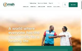 MSH Ltd website