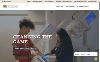 Lowcountry Orthopaedics & Sports Medicine of Summerville website