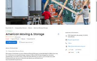 American Moving & Storage
