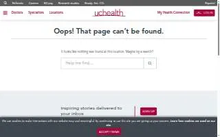 UCHealth Primary Care - Castle Rock website