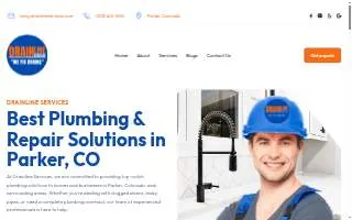 Drainline Services website