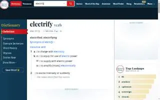 Electrified Solutions website