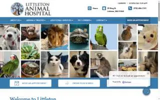 Littleton Animal Hospital website