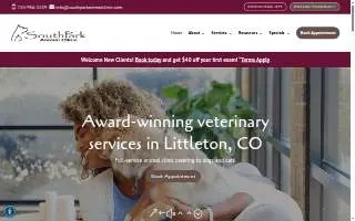 SouthPark Animal Clinic of Littleton website