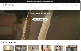 Article Hair + Co website