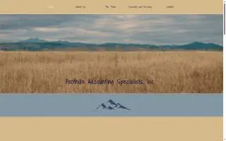 Foothills Accountants website