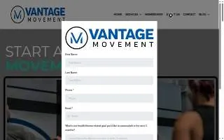 Vantage Movement website