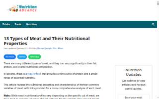 Meats & sweets