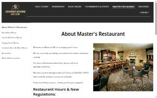 Masters Restaurant