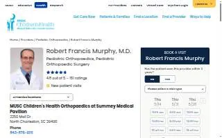 Robert Francis Murphy, MD of North Charleston website