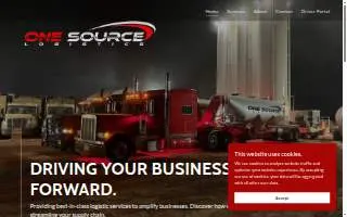 One Source Logistics website