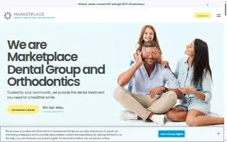 Marketplace Dental Group and Orthodontics of Superior website