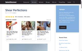 Shear Perfections
