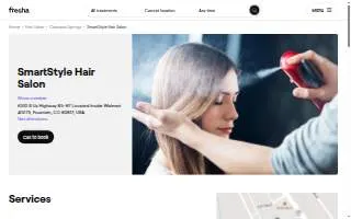 Smartstyle of Fountain website
