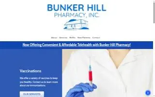 Bunker Hill Pharmacy website