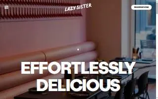 Lazy Sister website