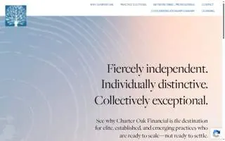Charter Oak Financial of Norwalk website