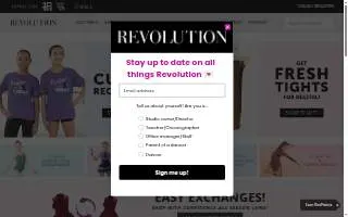 Revolution Sports Club of New Britain website