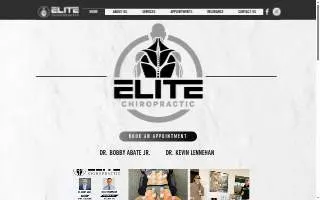 Elite Chiropractic of New Britain website