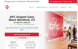 DOCS Urgent Care & Primary Care - West Hartford website