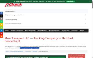 Msm Transport Llc