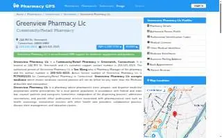 Greenview Pharmacy website