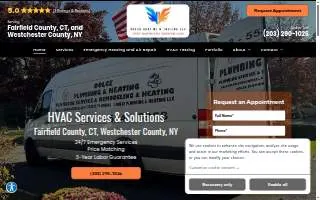 Dolce Heating & Cooling LLC of Greenwich website