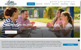 Lake Compounce Campground website