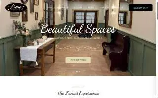 Luna’s Banquet Hall website
