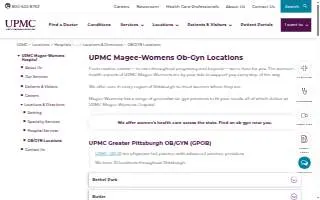 OBGYN Physicians of Milford website