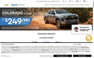 Chevrolet Of Milford website