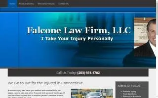 Falcone Law Firm, LLC website