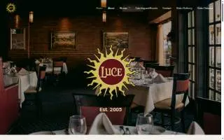 Luce Restaurant website