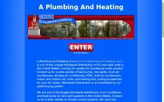 A+ Plumbing And Heating website