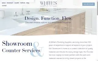 White's Plumbing Supplies website