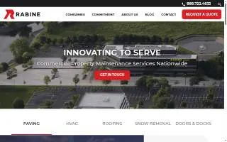 Rabine Family Dentistry website