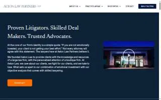 Aeton Law Partners website