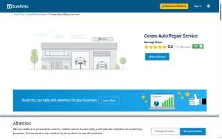 Spear auto LLC dba Coram Auto Repair Service website