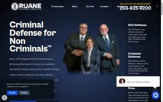 Ruane Attorneys At Law, LLC of Norwich website